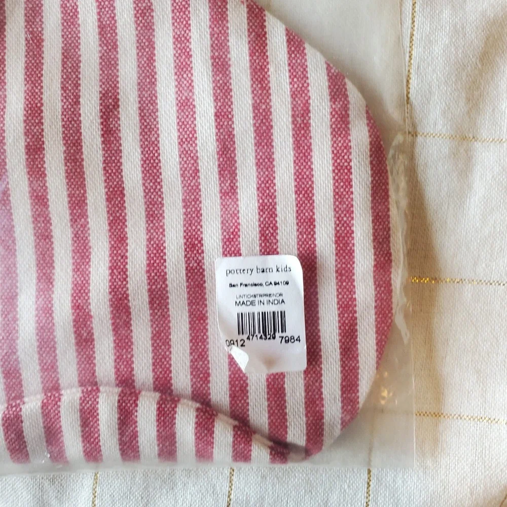 pottery‎ barn Kids reindeer Christmas Stocking Linen Monogram NWT